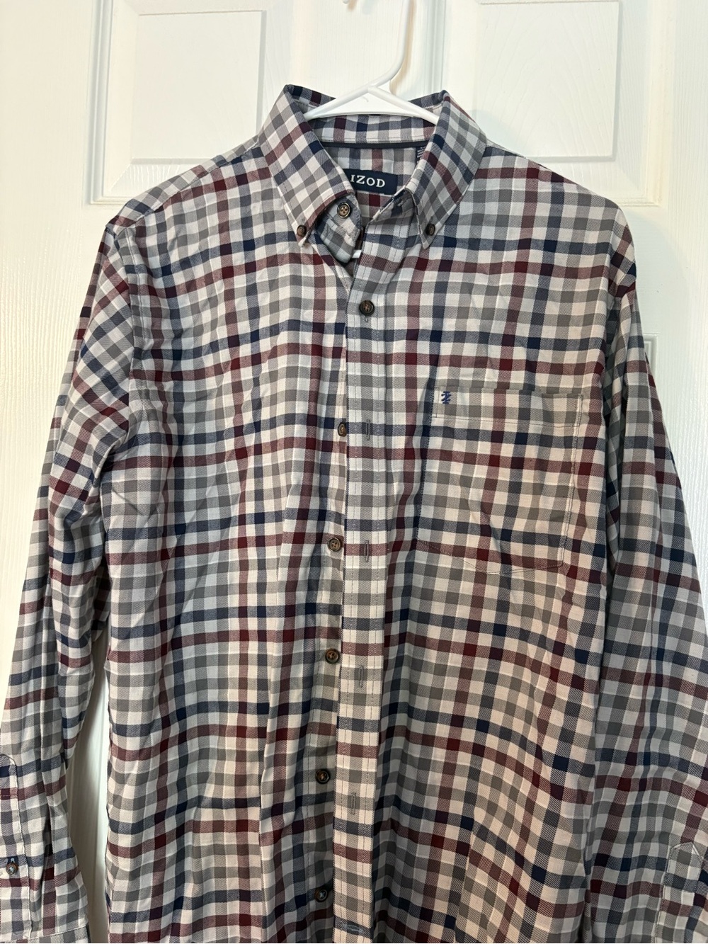 Izod Men’s Plaid Button Down